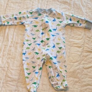 Kissy Kissy Dinosaurs Galore Zip Footie (6-9 Months)